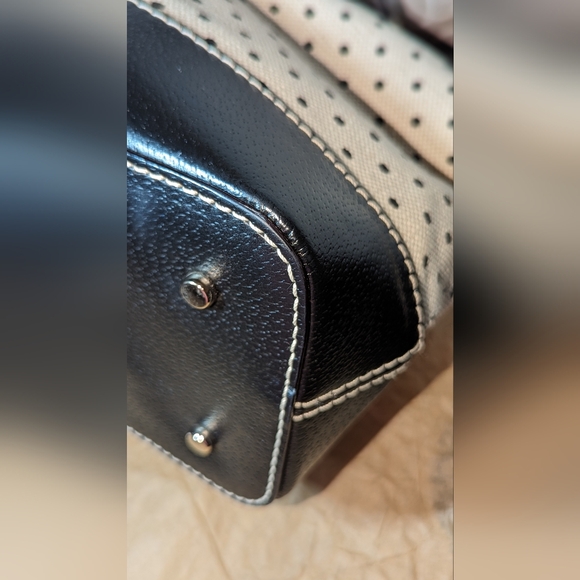 Kate Spade Ashlyn Bell Town Polka Dot Satchel EUC - Picture 9 of 13